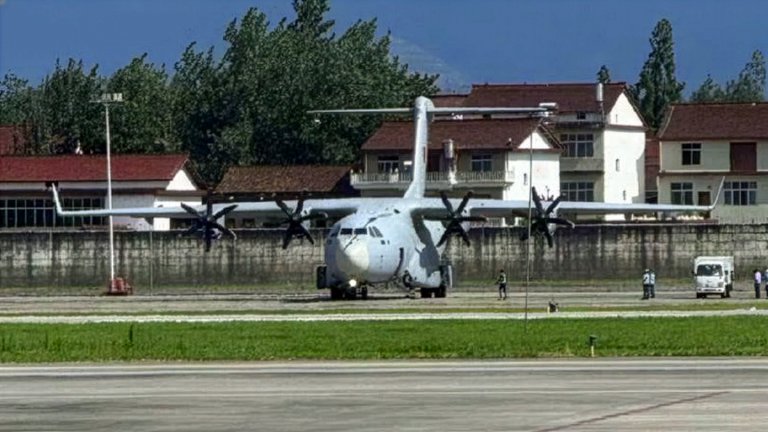 The Y-15 at an unidentified test airfield.