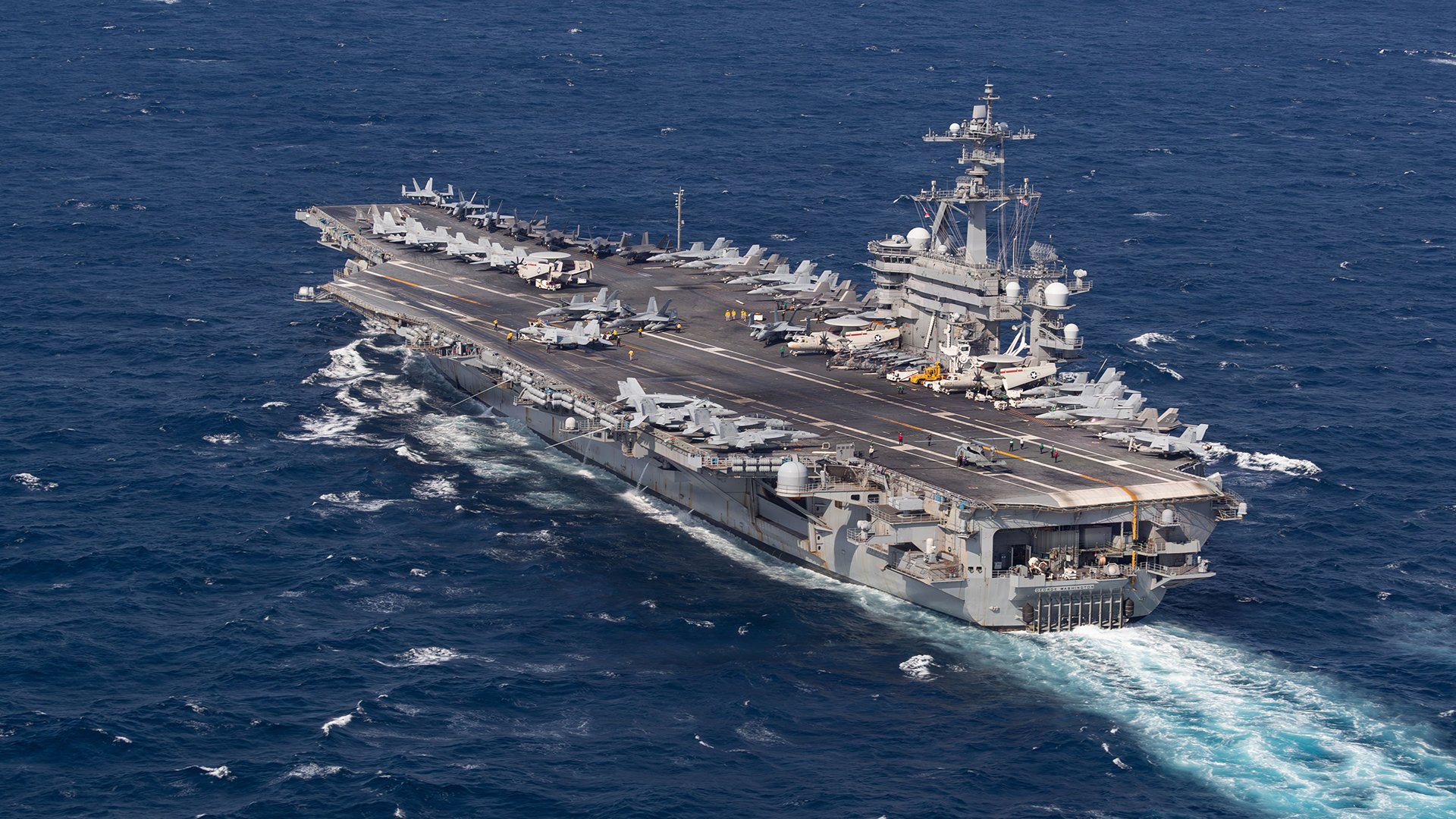 USS George Washington’s Mideast Arrival Highlights Strain On Carrier Force