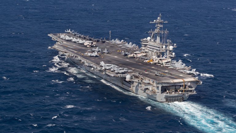 The arrival of the USS George Washington to the CENTCOM region highlights the strain on the carrier fleet.