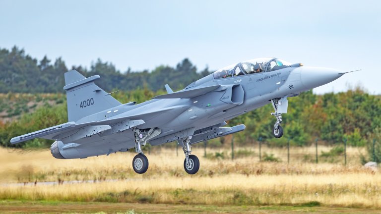 Saab has successfully completed the first flight of Gripen F, the two-seat variant of Gripen E. The aircraft took off at 09:40 local time from Saab’s airfield in Linköping, Sweden, and remained airborne for 40 minutes.
