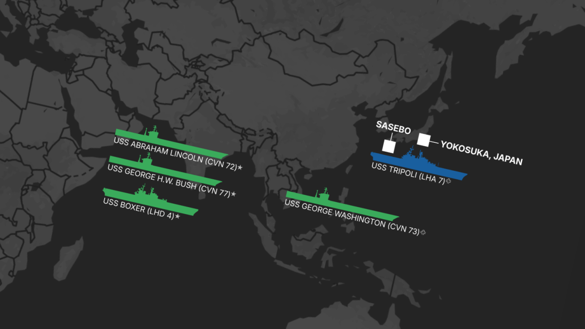 Where Are The Aircraft Carriers: August 11, 2026