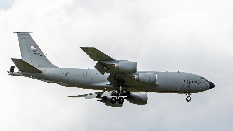 A KC-135 Stratotanker damaged in a mid-air collision over Iraq is now undergoing full repairs at Tinker Air Force Base.
