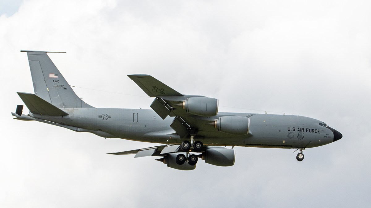 KC-135 That Lost Its Tail In Deadly Collision Over Iraq Now At Tinker AFB Repair Shop
