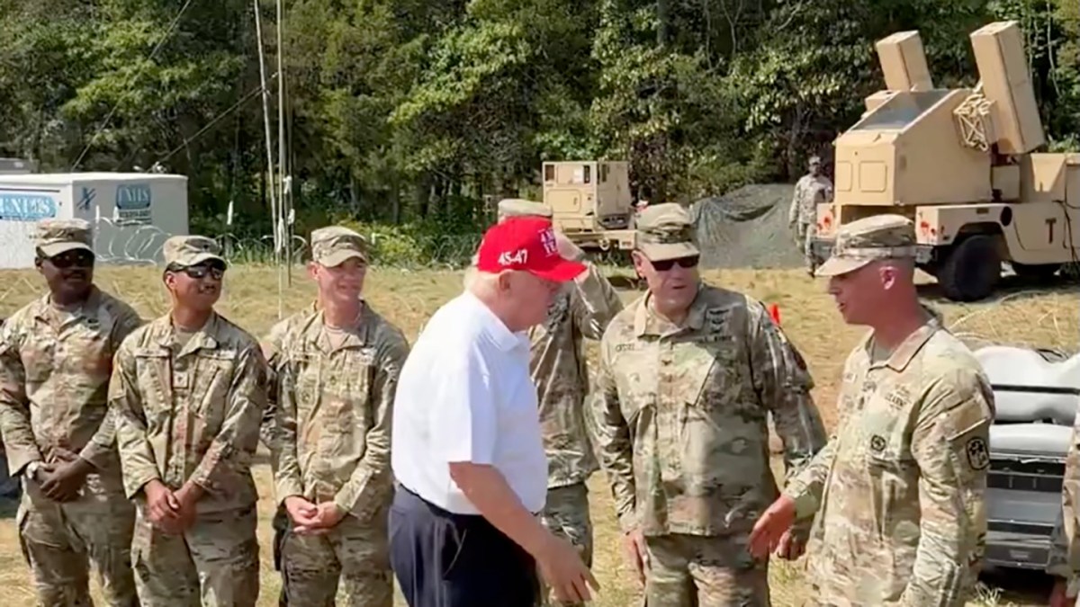 Avenger Surface-To-Air Missile System Protected Trump While Golfing