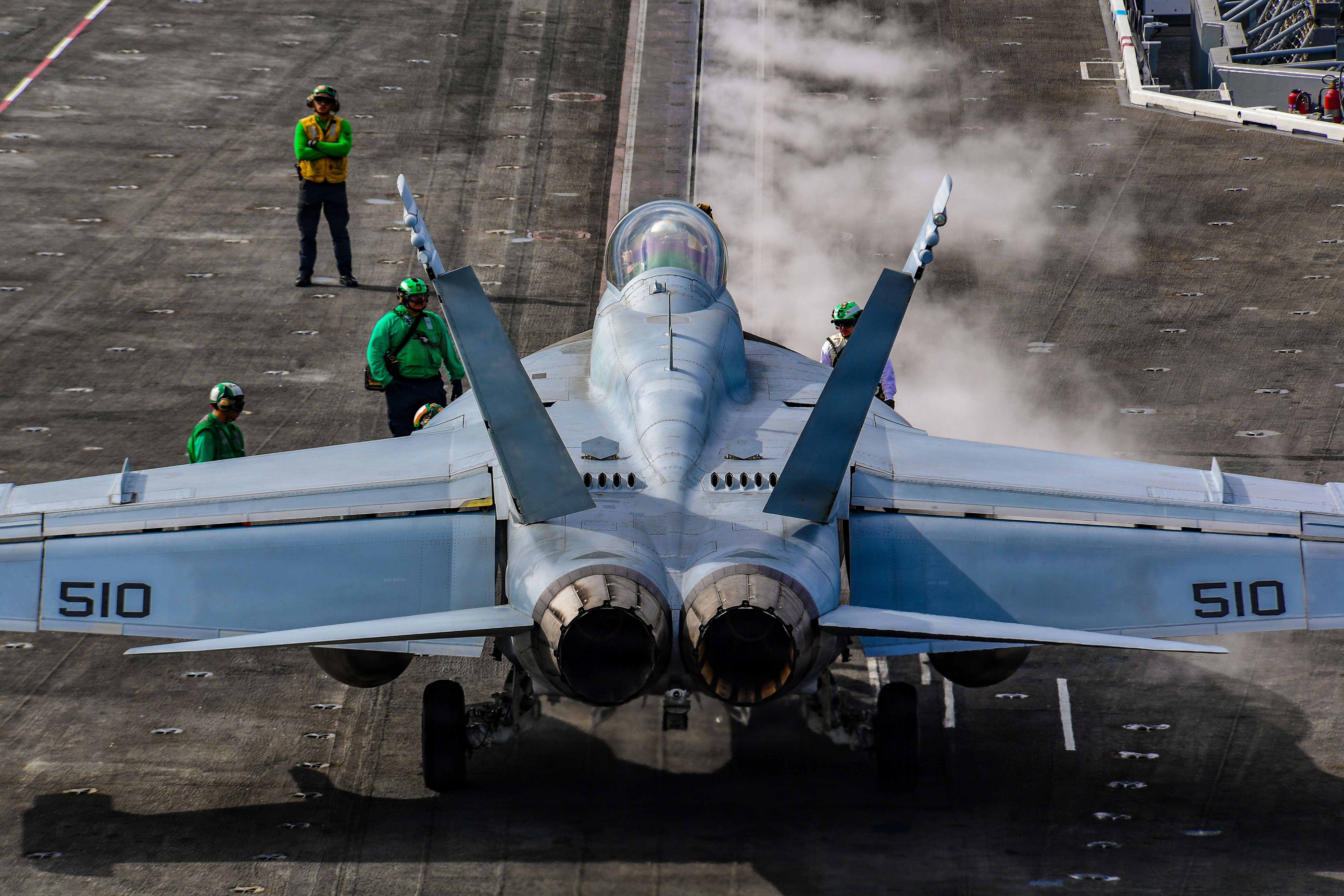 An EA-18G Growler, assigned to the 