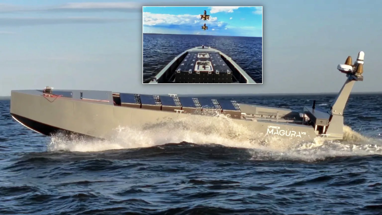 Ukraine unveils MV11 — its largest naval drone, armed with 18 anti-drone interceptors