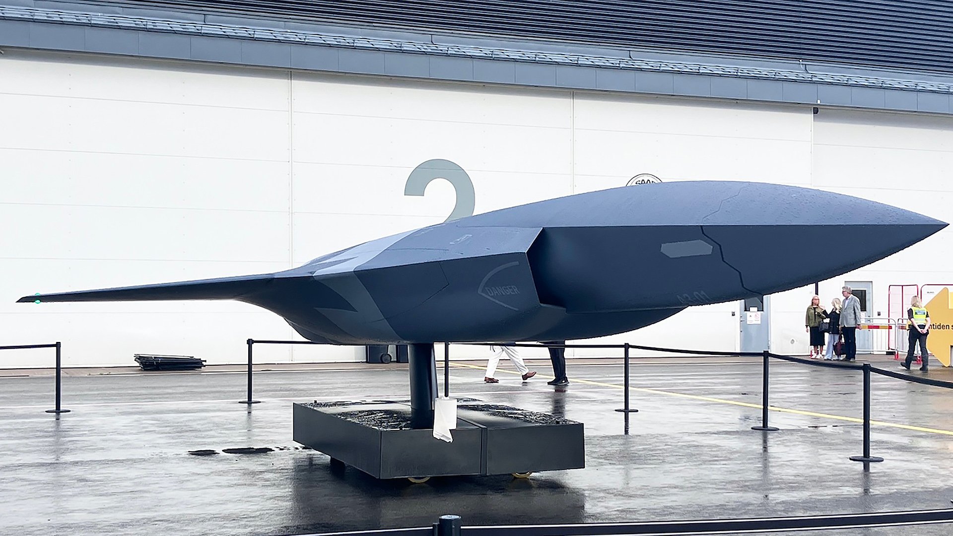 Saab Unveils Stealthy Supersonic ‘Fighter Drone’ Concept