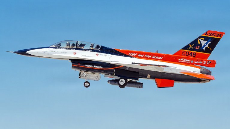 The U.S. Air Force's X-62A test jet was able to use its artificial intelligence (AI) driven 'brain' to autonomously spot and track other aircraft in flight, and then move to intercept them, in recent testing.
