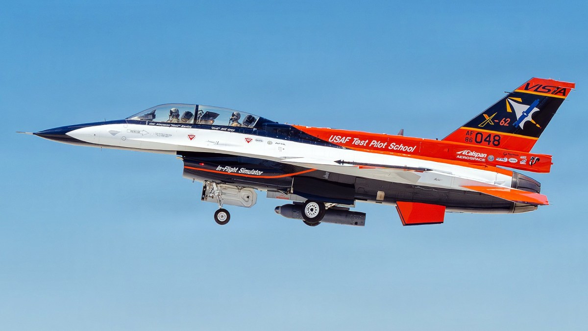 X-62A Toting Infrared Search And Track Pod Used Its AI ‘Brain’ To Autonomously Intercept An ‘Enemy’ T-38