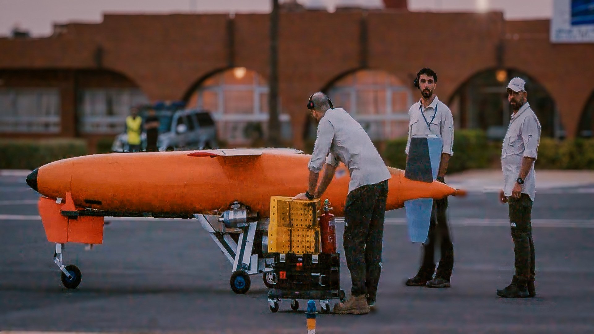 Defense-industry partners prepare a cruise missile for launch during a live-fire demonstration leveraging the Africa Multidomain Training and Experimentation Center at Tan-Tan, Morocco, Aug. 6, 2026. AMTEC will enable U.S. and Moroccan forces to test, evaluate and iterate on emerging technologies in a realistic environment strengthening shared readiness and interoperability. This live-fire also demonstrates how AMTEC will provide dedicated physical space and full electromagnetic spectrum access to support defense-industry partners to conduct testing. As one of the early contributions under the U.S. Army’s Test Range Expansion Initiative, the demonstration proves there is opportunity for defense industry to conduct testing that is difficult to replicate at many U.S. ranges, reinforcing Morocco’s role as a regional security leader. (U.S. Army photo by Capt. Jordan Beagle)