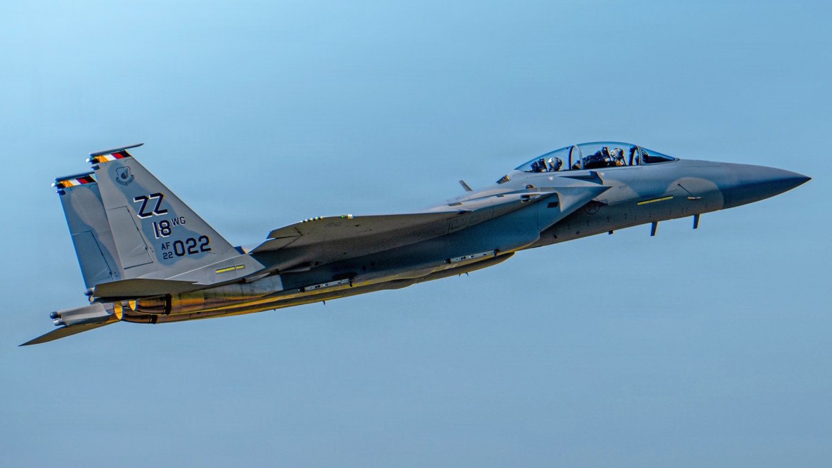 First USAF F-15EX To Be Based In Japan Departs Boeing’s St. Louis Plant