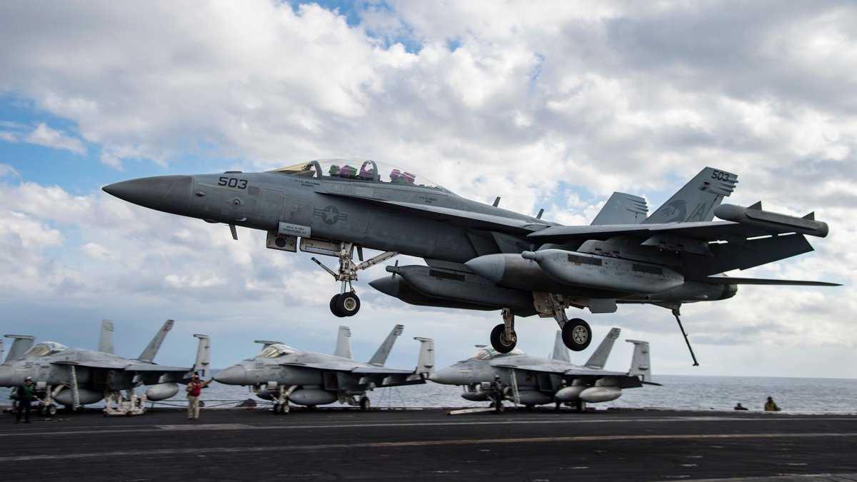 Navy Identifies EA-18G Growler As Type Involved In Mishap Aboard USS Dwight D. Eisenhower Last Night