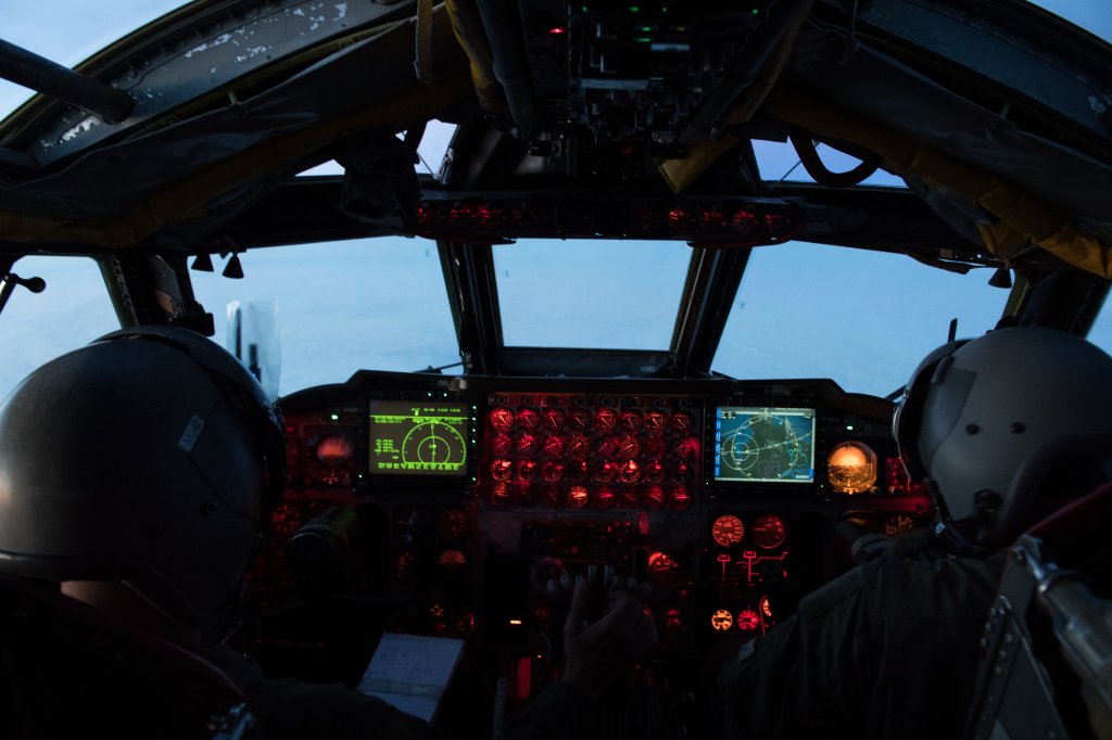 A B-52 Stratofortress flies across the Atlantic Ocean June 17, 2019, for a flight in support of Exercise BALTOPS 2019. Airmen from the 23rd and 69th Bomb Squadrons generated aircraft in support of the largest multinational maritime exercise this year in the Baltic Sea. The Minot B-52 aircrews conducted flight missions lasting more than 25 hours during the exercise involving 12 countries during the first two weeks in June. (U.S. Air Force photo by Senior Airman Stuart Bright)