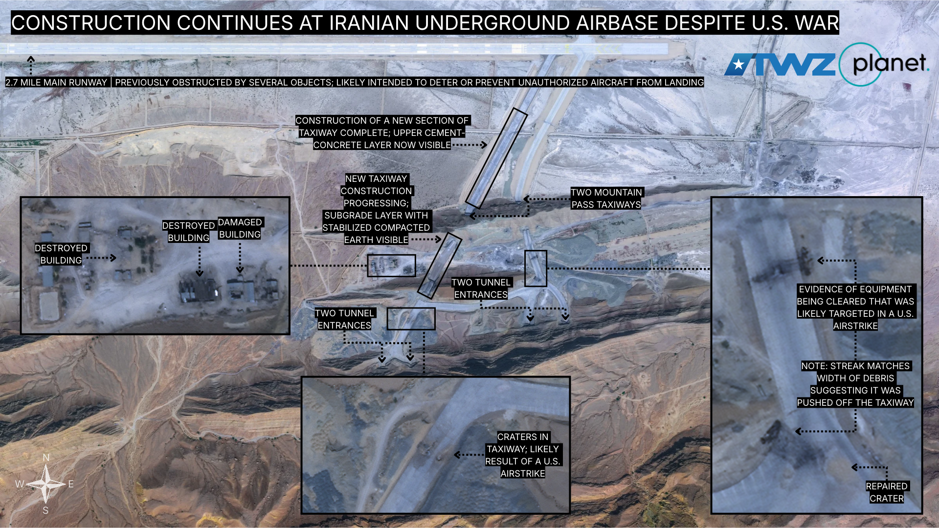 twz.com - Ian Ellis-Jones - Construction Of Iran's 'Eagle 44' Underground Airbase Hasn't Stopped Despite War