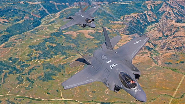 Two U.S. Air Force F-35A Lightning IIs, assigned to the F-35A Lightning II Demonstration Team, fly in formation prior to conducting air-to-air refueling over Utah, July 1, 2025. The F-35A Lightning II is the Air Force’s most advanced multirole fighter, capable of conducting both air-to-air and air-to-ground missions.