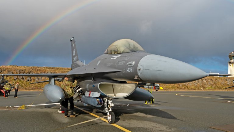 U.S. Air Force Staff Sgt. Zakeria Qasemi, an 18th Aircraft Maintenance Unit crew chief assigned to Eielson Air Force Base, performs post-flight inspections on an F-16 Fighting Falcon at Eareckson Air Station, Alaska, during Operation NOBLE DEFENDER on Oct. 19, 2026. Crew chiefs perform critical post-flight checks to ensure aircraft readiness and safety for ongoing missions in remote and austere environments.