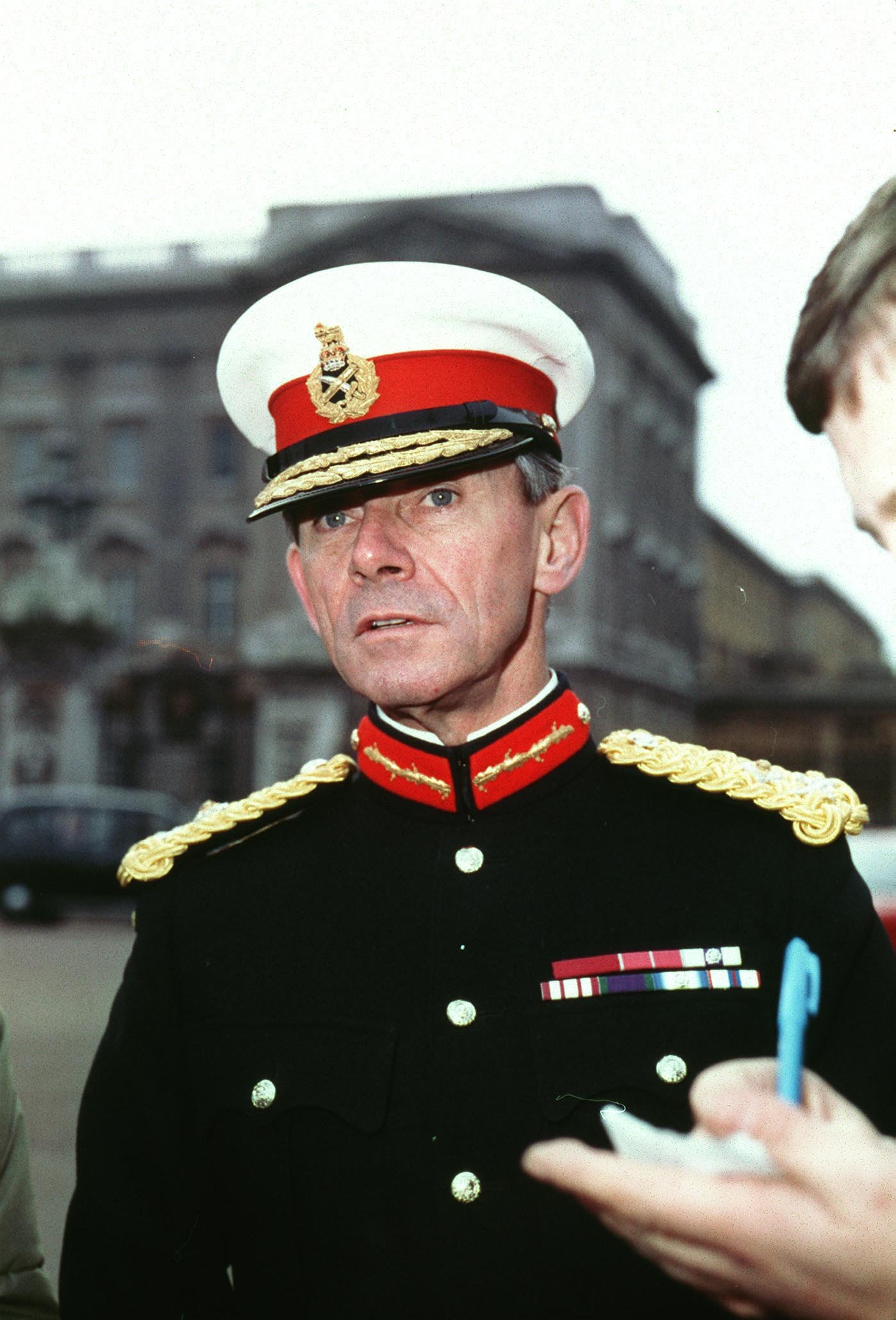 Maj Gen Sir Jeremy Moore Mc, Commander, Land Forces Falkland Islands Conflict. (Photo by Avalon/Getty Images)