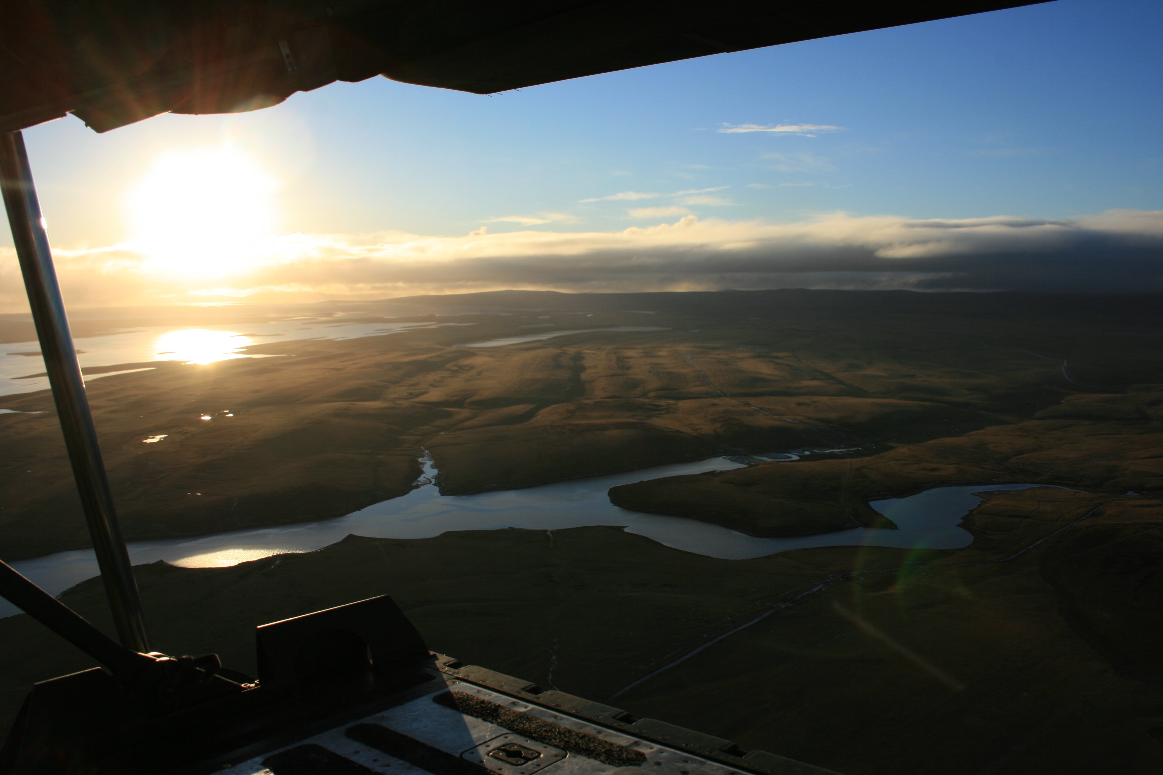 [UNVERIFIED CONTENT] West Falklands from the ramp of a Hercules C130