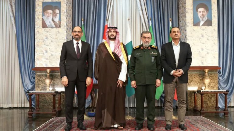 Leaders of Iran, Pakistan, Turkey and Saudi Arabia met in Tehran today to discuss ways to stave off a new round of fighting with the U.S. and Israel.