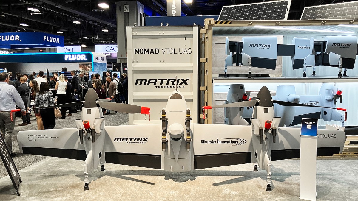 Sikorsky’s Nomad 100 VTOL Drone Is Now Quad-Packed In A Container For Rapid Deployment