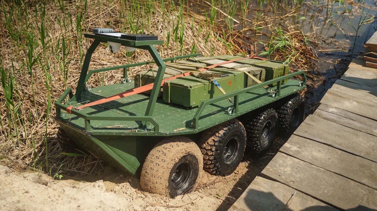 Inside Ukraine’s First Combat Deployment Of Robotic Amphibious Vehicles