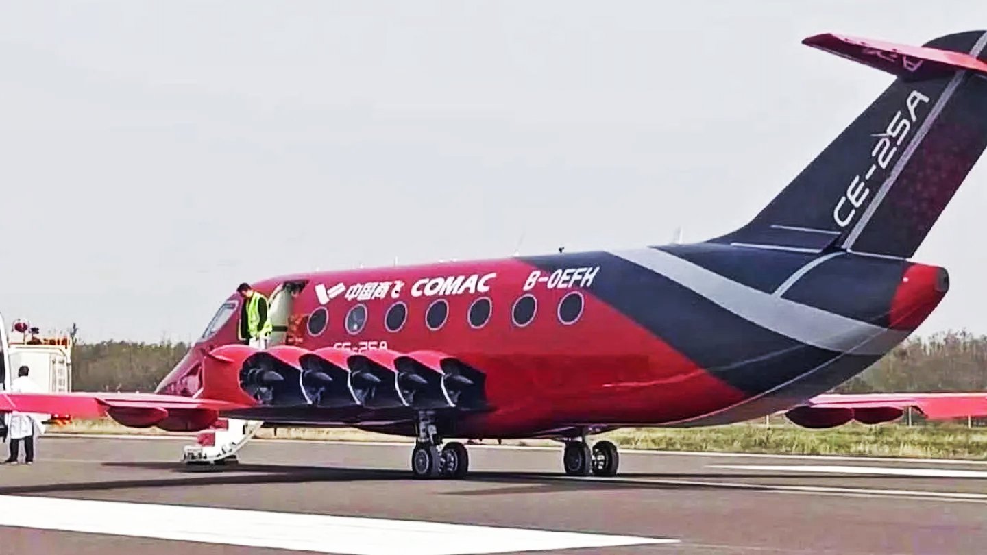 China’s CE-25A Electric Commuter Airliner Demonstrator Emerges In Photos