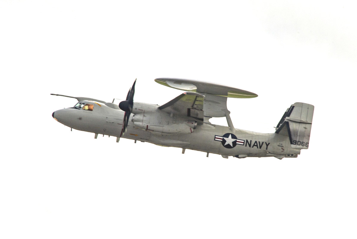 Navy Training Squadron Receives First E-2D Hawkeye With New