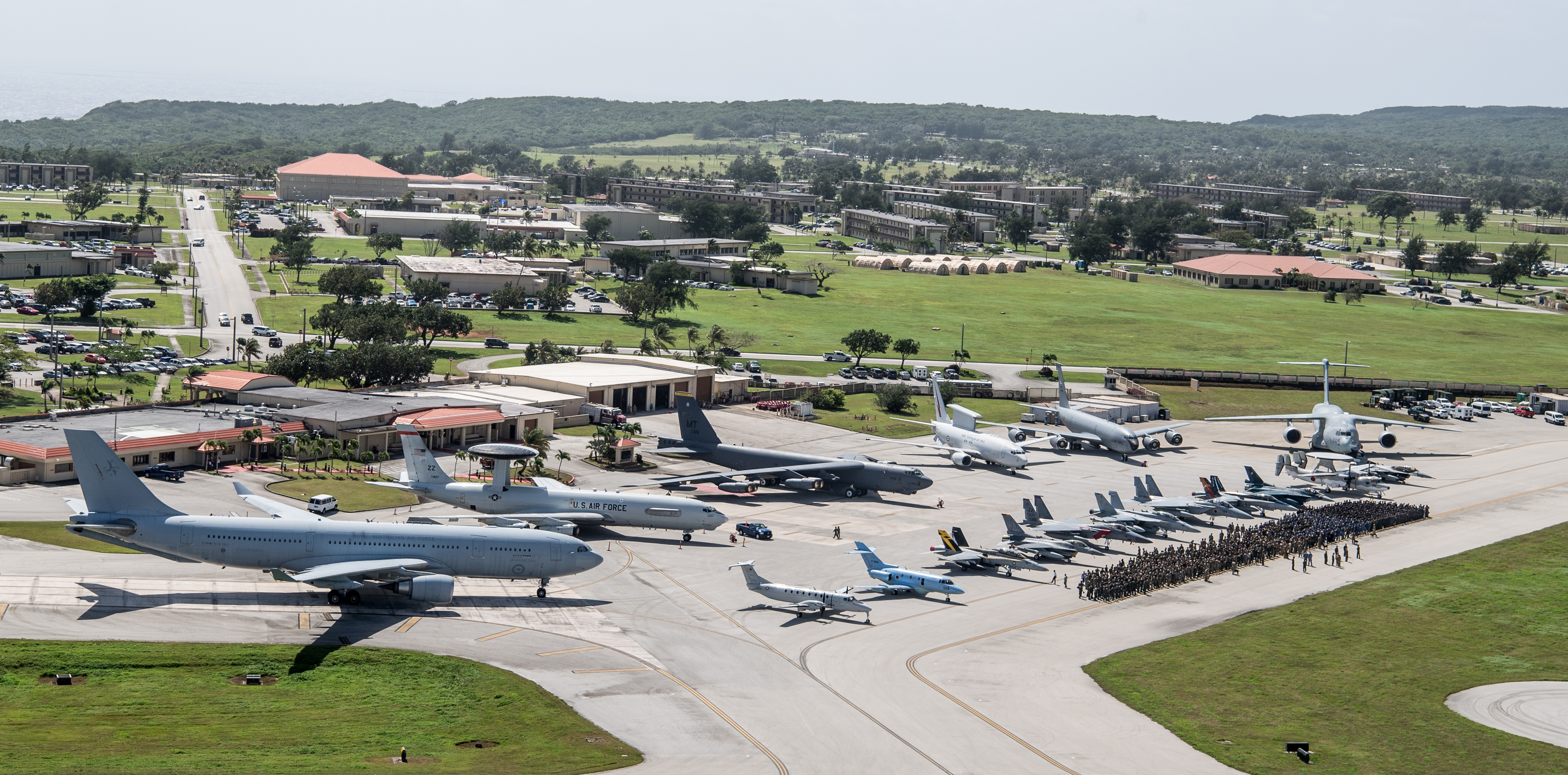 Check Out All The Airpower On Guam For Exercise Cope North In This