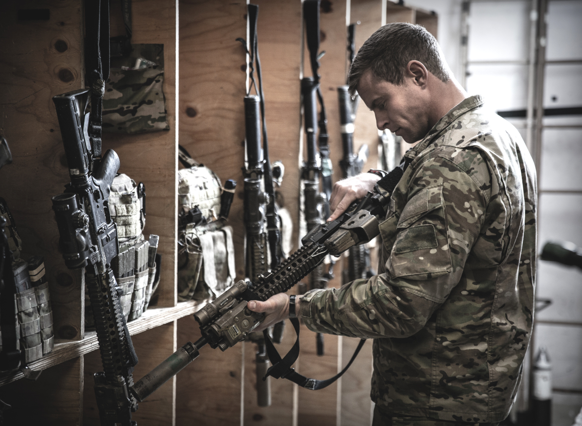 Take A Rare Look Inside An Army Ranger Armory Somewhere In Afghanistan