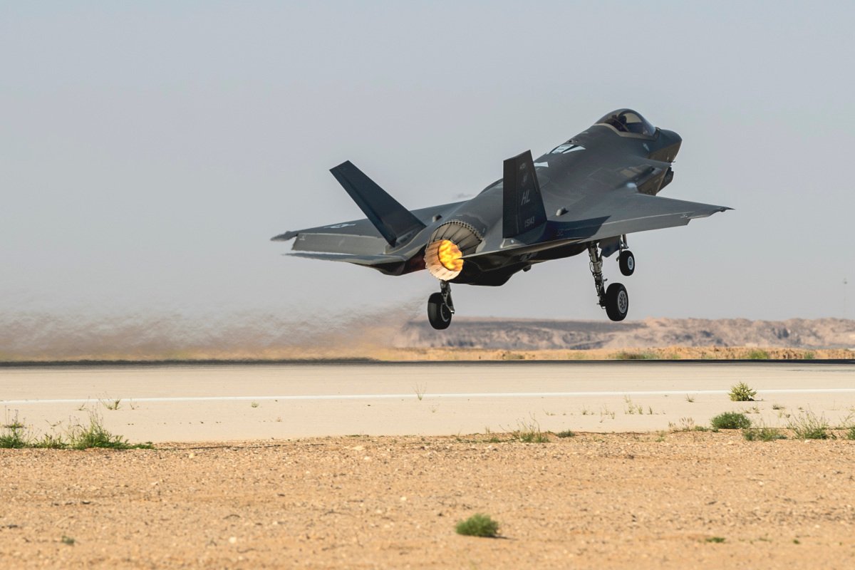 Two Air Force F-35s Make Rapid Deployment To Jordan To Get Closer To ...