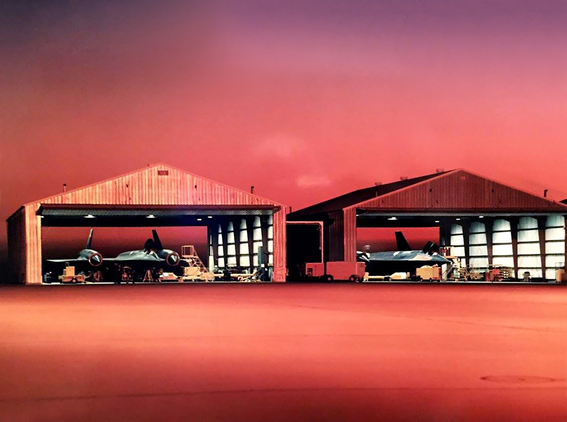 Behold The SR-71 Blackbird's Nest At Dawn