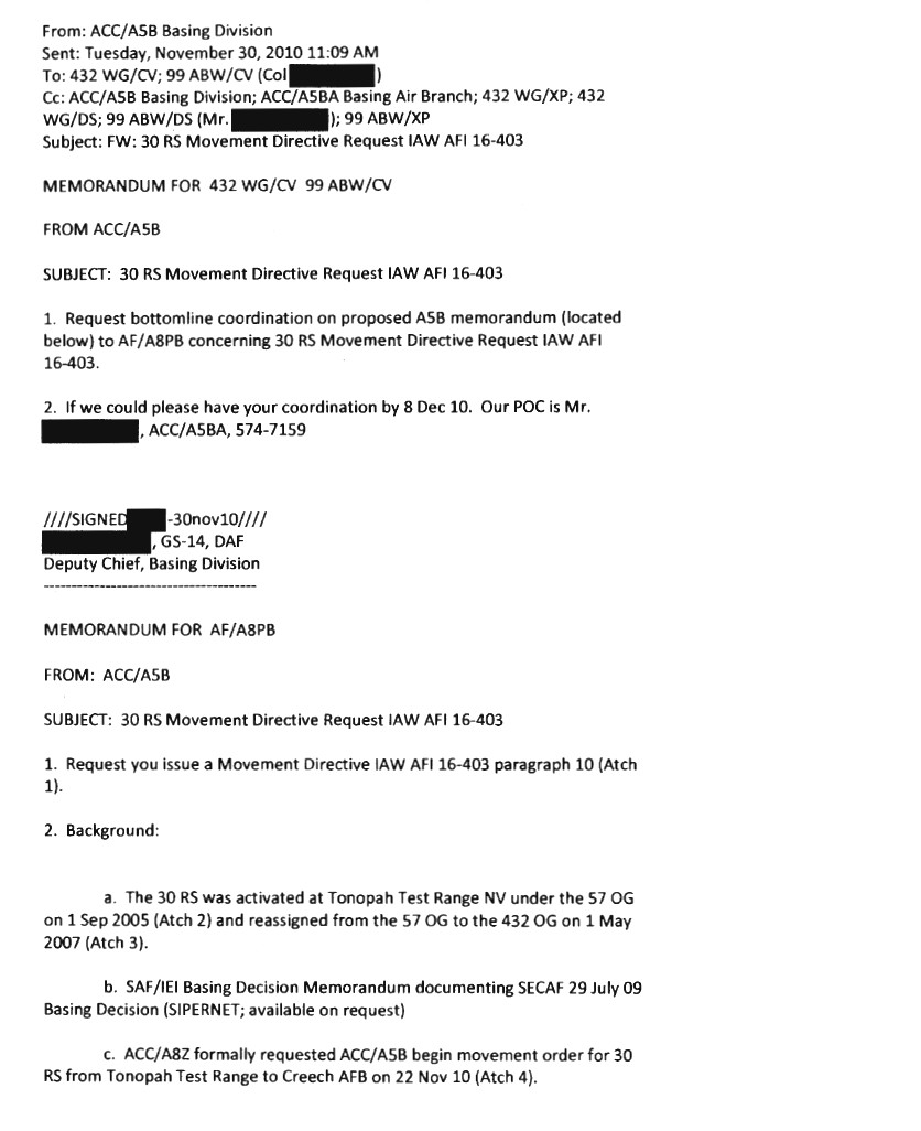 Declassified Docs Offer New Details About A Growing RQ-170
