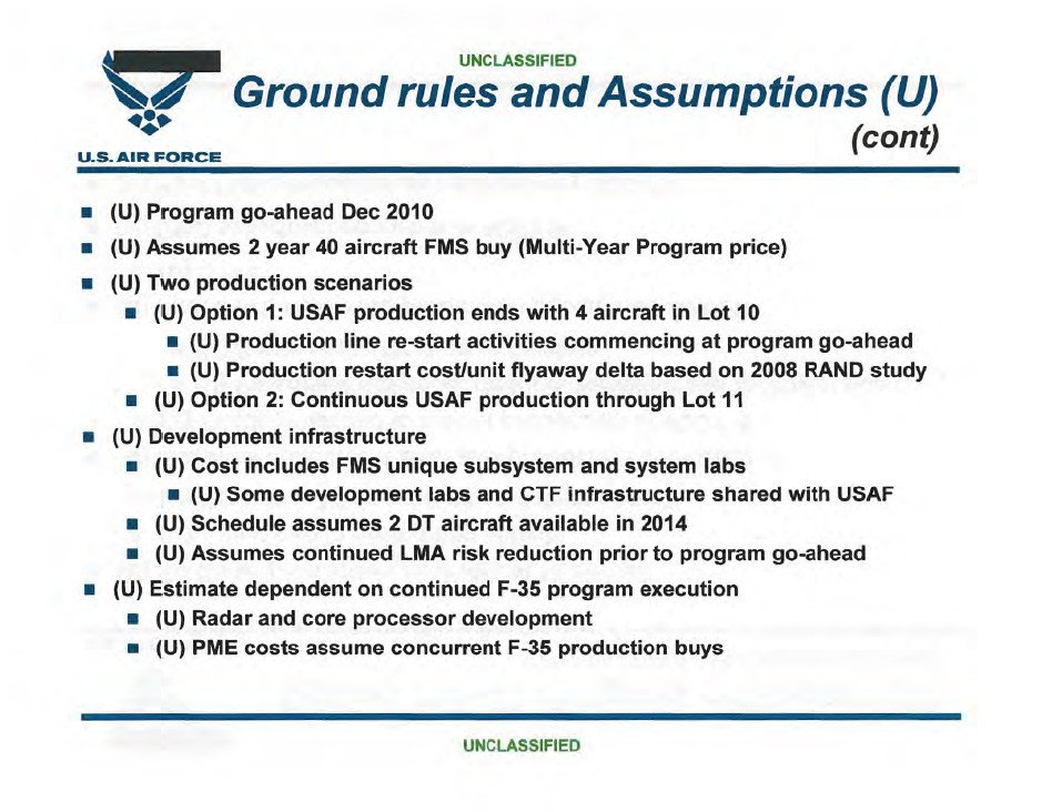 F-22 Export Briefing Shows What It Would Have Taken To Sell The Raptor ...