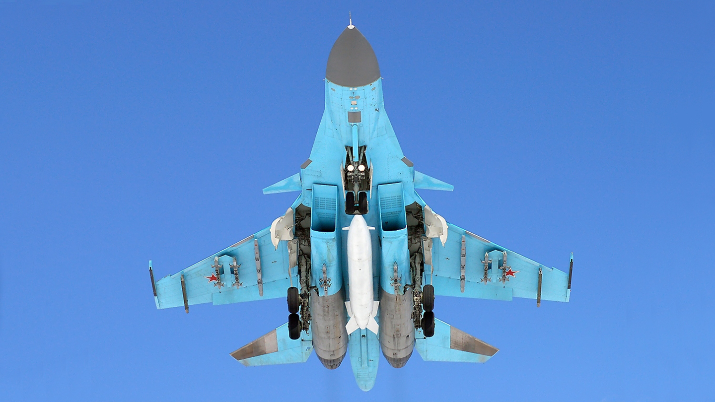 Russia's Su-34 Fullback Strike Jet Is The King Of Hauling Gas
