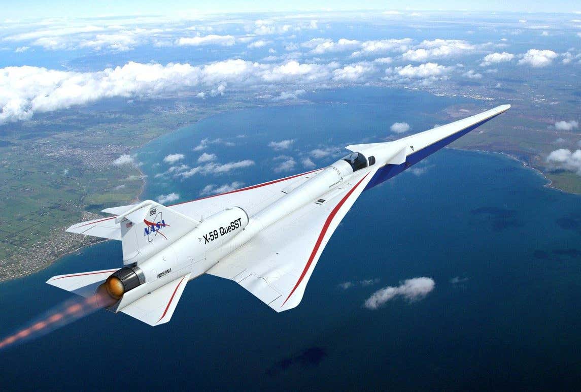 Behold The X-59 Quiet Supersonic Test Jet's Absolutely Epic Schnoz
