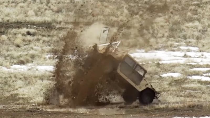 Watch A-10s Lob Laser-Guided Bombs At Remote-Controlled Humvees