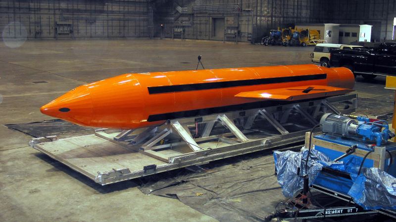 US Drops Its Most Powerful Non Nuclear Bomb On ISIS In Afghanistan