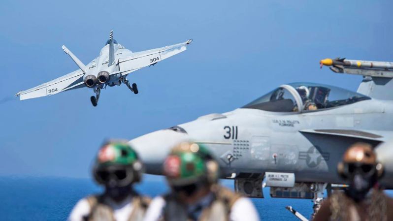 USN F/A-18E Super Hornet Shoots Down Syrian Su-22 Fitter Attack Jet