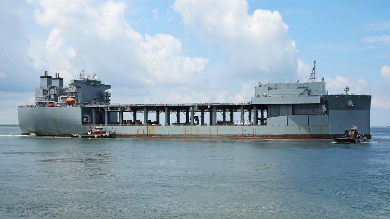 The Navy’s Gargantuan New Sea Base Is On Its Way To The Middle East