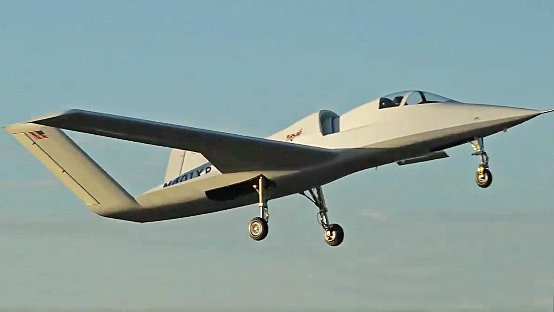 Watch Scaled Composites' Stealthy New Test Aircraft Takeoff For