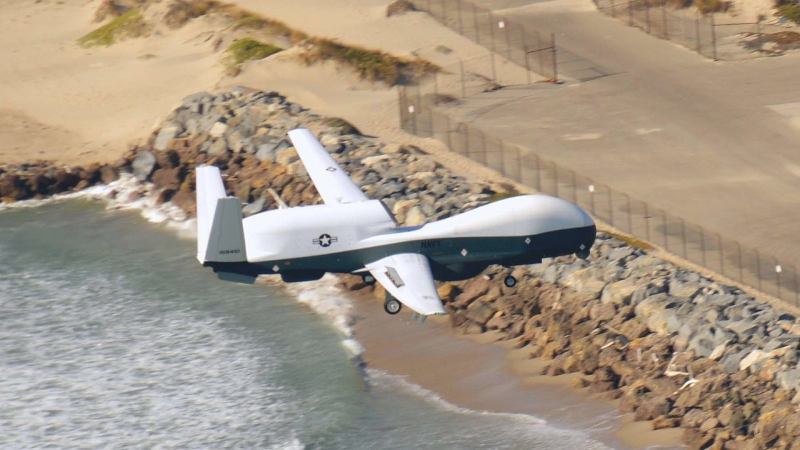 Navy MQ-4C Triton Drone Made Emergency Belly Landing At Naval Base Ventura County