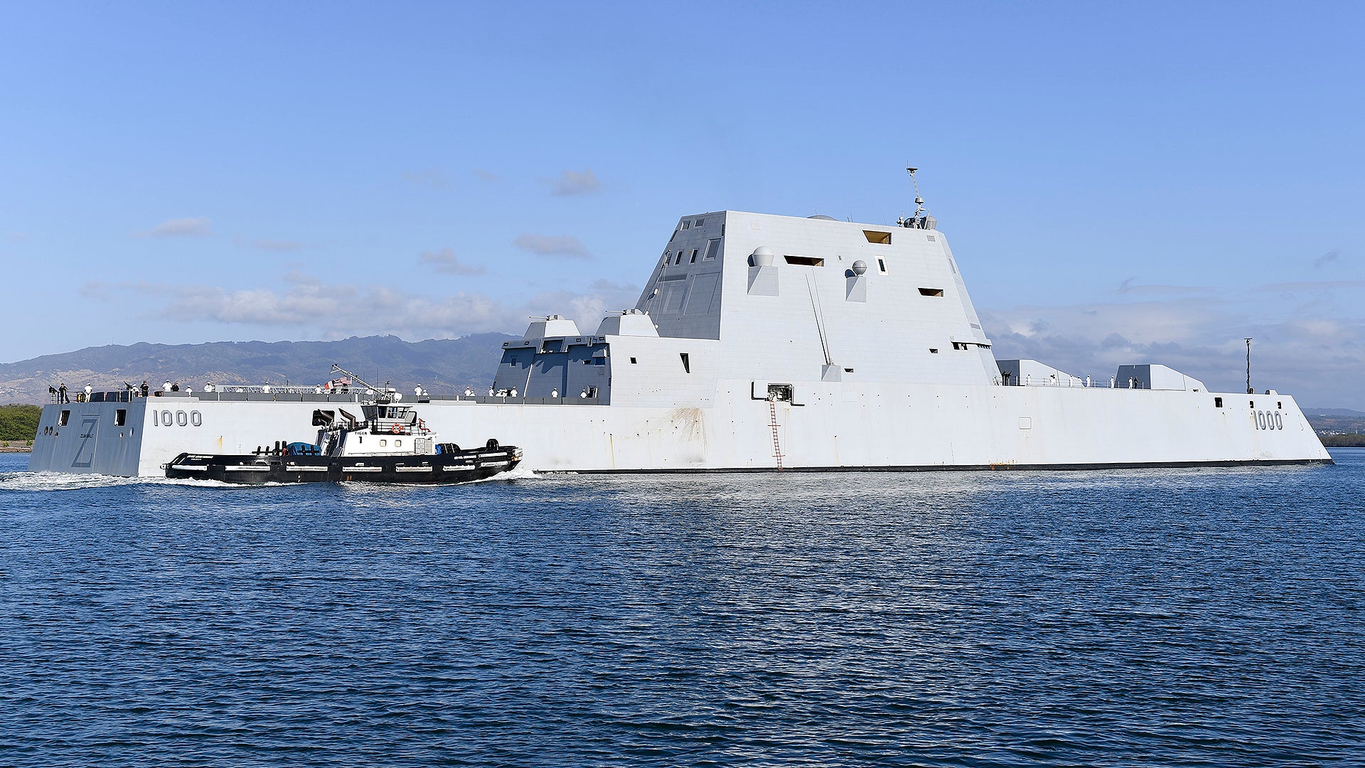 Navy's Stealth Destroyers Now Part Of Experimental Squadron