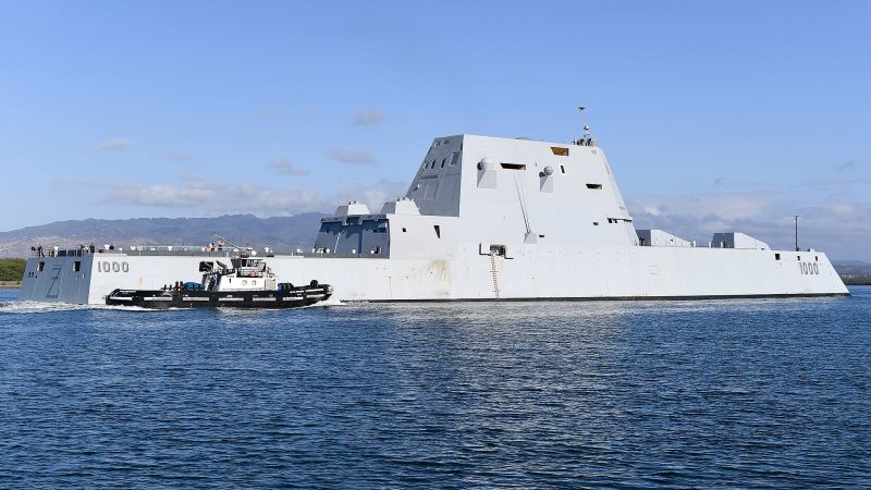 Navy’s Stealth Destroyers Now Part Of Experimental Squadron Alongside Drone Ships