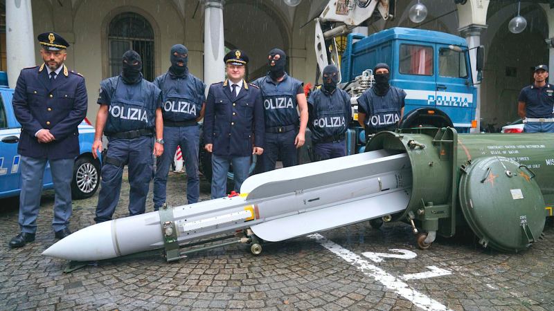 Italian Cops Raid Neo-Fascists And Find Air-To-Air Missile That France Had Sold To Qatar