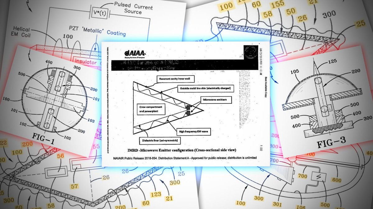 Navy's Advanced Aerospace Tech Boss Claims Key 'UFO' Patent Is Operable