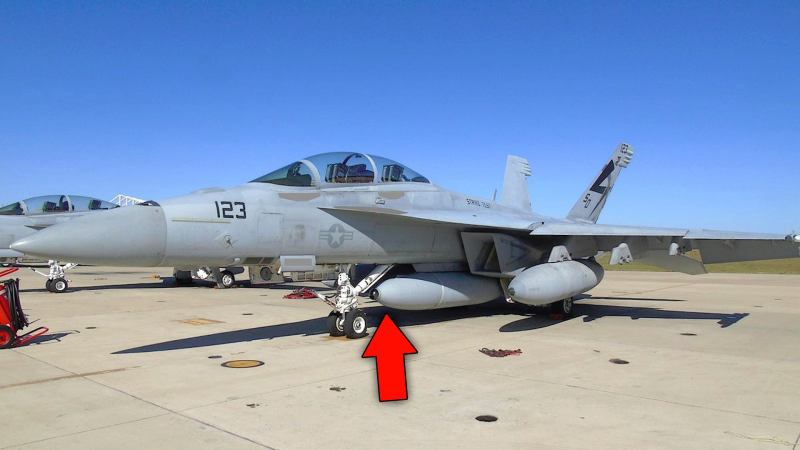 Navy F/A-18 Super Hornet Takes Flight With New Infrared Search And Track Pod