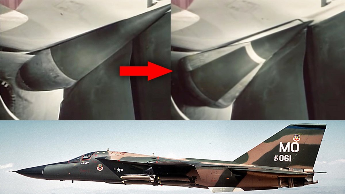 F-111“土豚”战斗机的进气尖锥是一项工程艺术杰作。