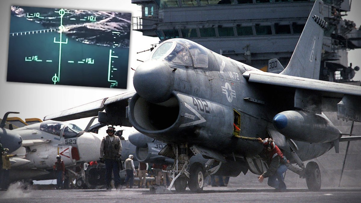 A-7攻击机的抬头显示器是空战技术的一项革命性突破。