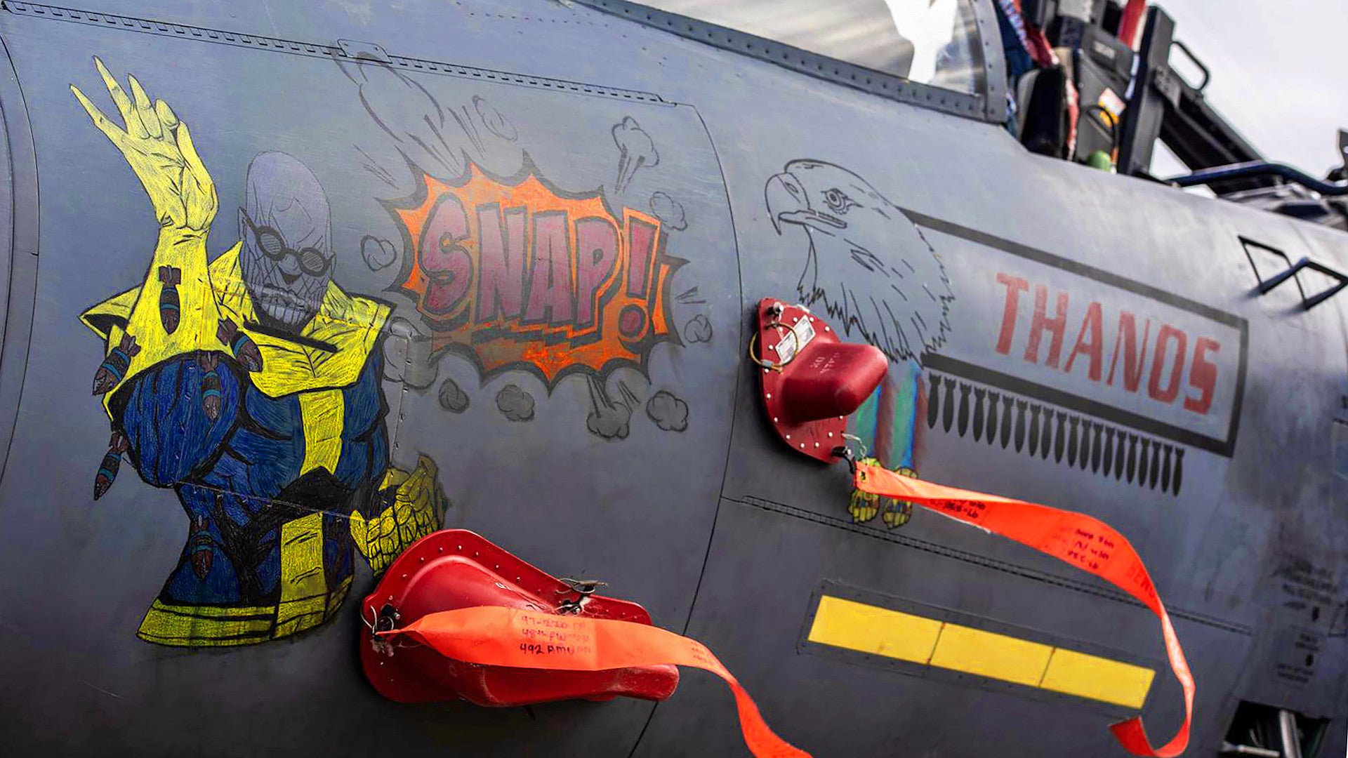 Squadron Showcases F-15E Strike Eagles Adorned With Villain-Themed