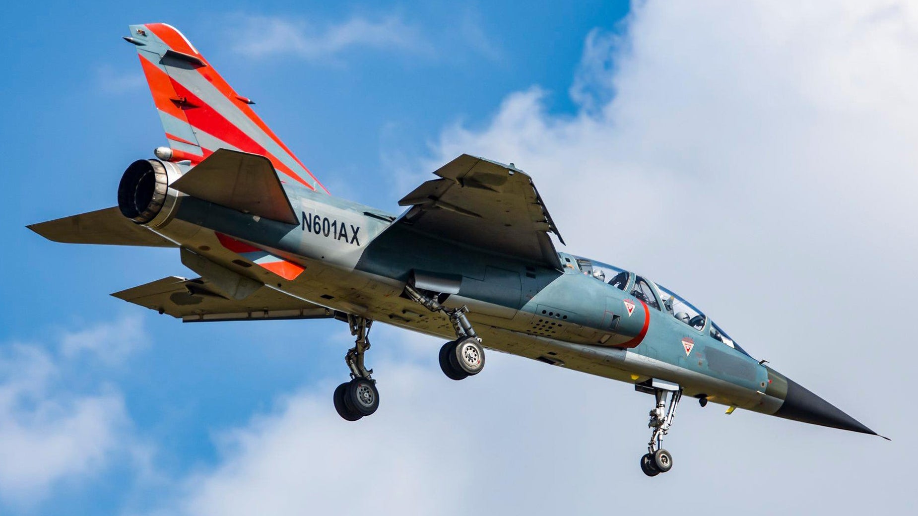 Mirage F1 Aggressor Jet Crash Lands At Tyndall Air Force Base